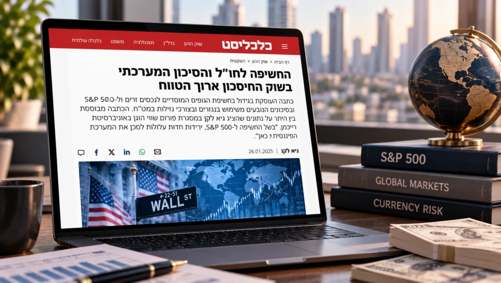 החשיפה לחו"ל והסיכון המערכתי בשוק החיסכון ארוך הטווח