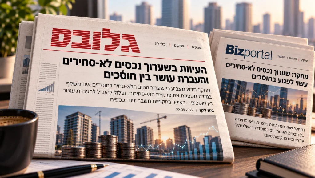 העיוות בשערוך נכסים לא-סחירים והעברת עושר בין חוסכים