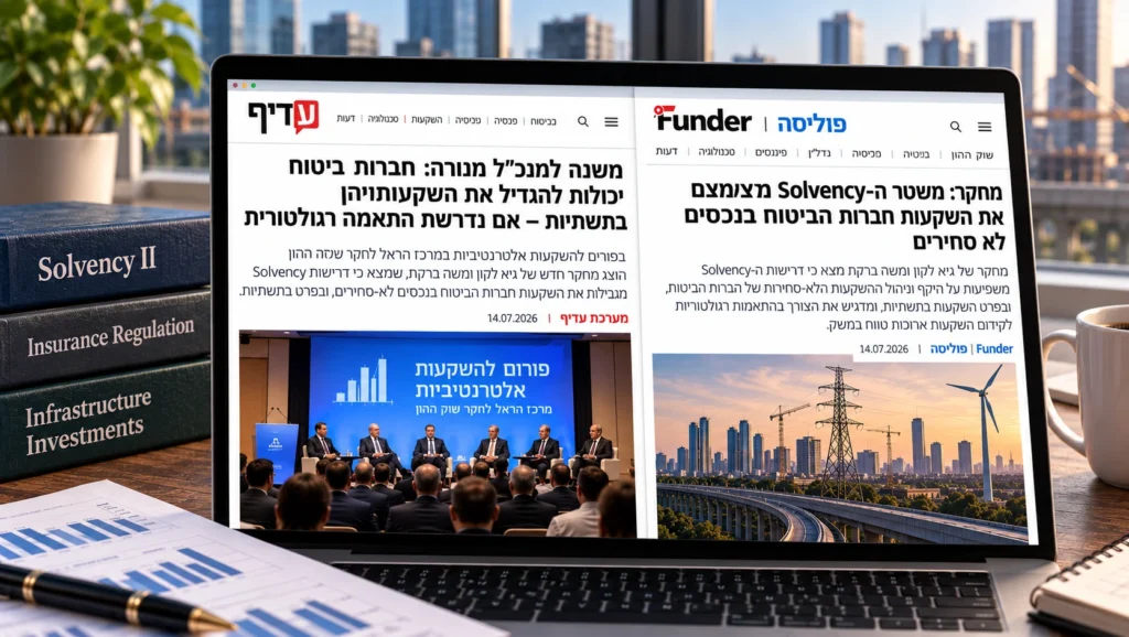 השפעת משטר ה-Solvency על השקעות חברות הביטוח