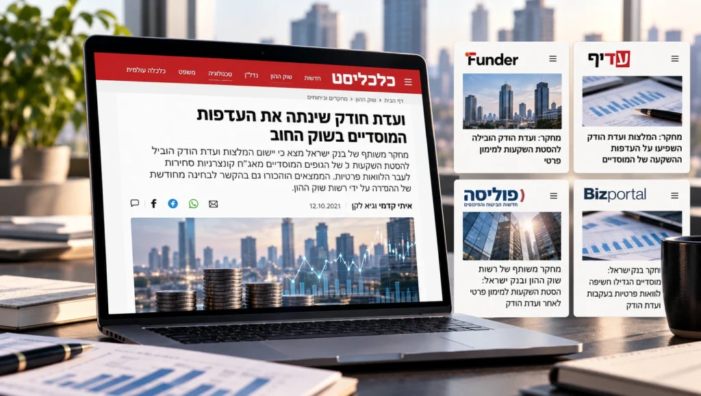 ועדת חודק והשפעתה על השקעות המוסדיים בשוק החוב