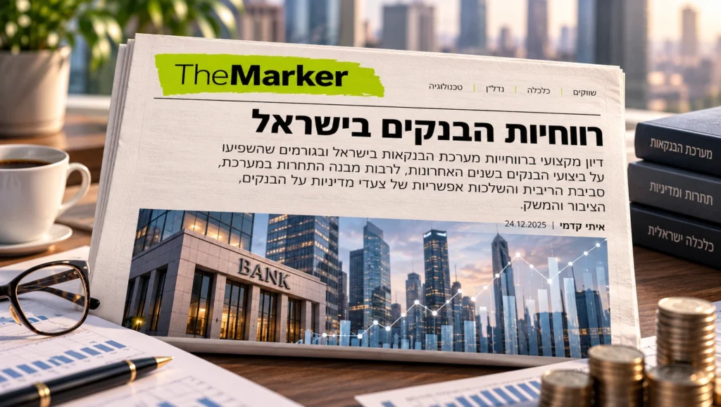 רווחיות הבנקים בישראל